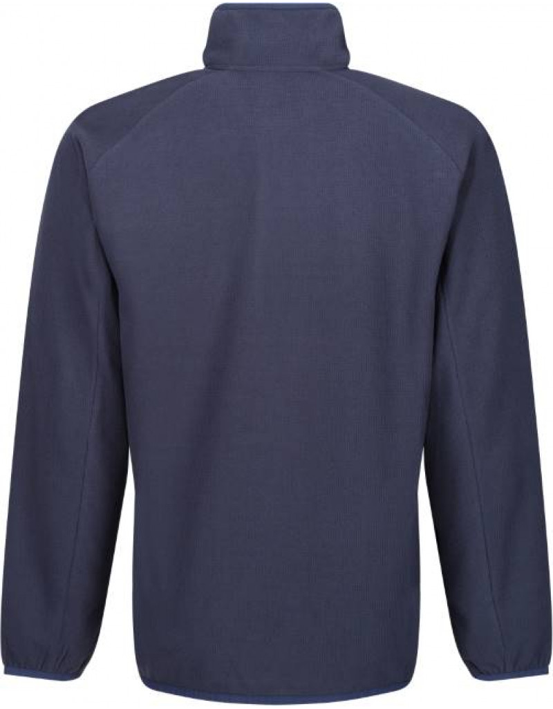 Fleece structurat cu 1/4 fermoar„Navigate”